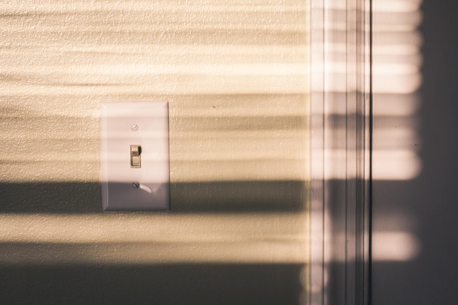 Switch off lights when not in use to save money on your energy bill