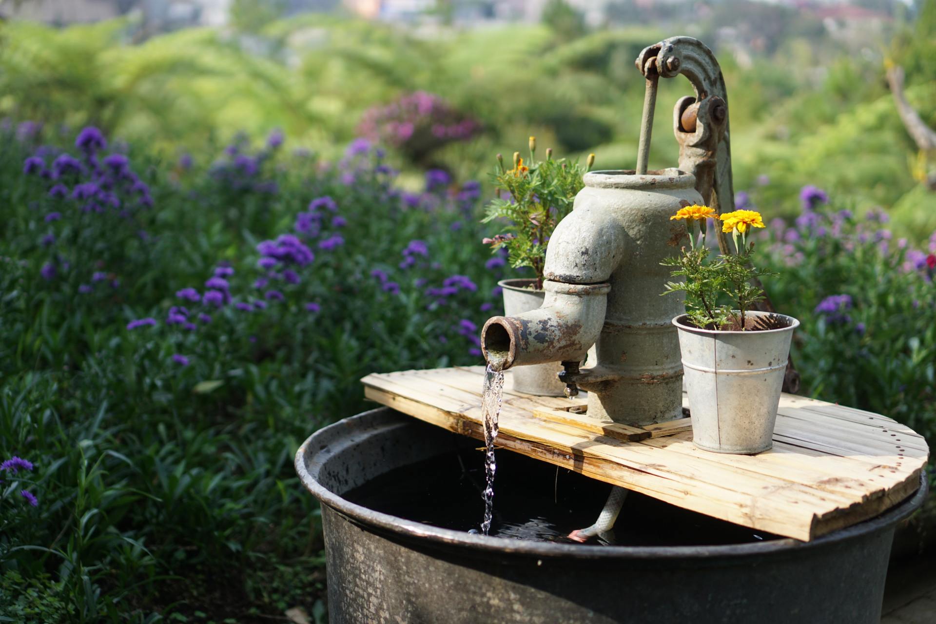 Old Working Water Pump