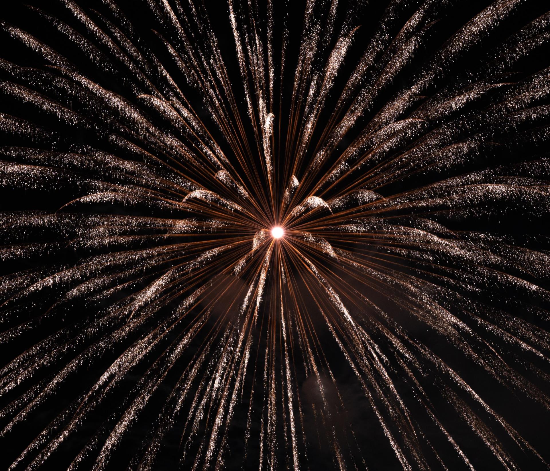 new year's fireworks at Marina Del Rey