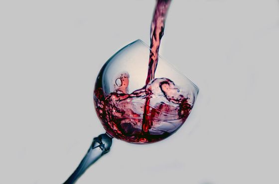 bicchiere di vino rosso