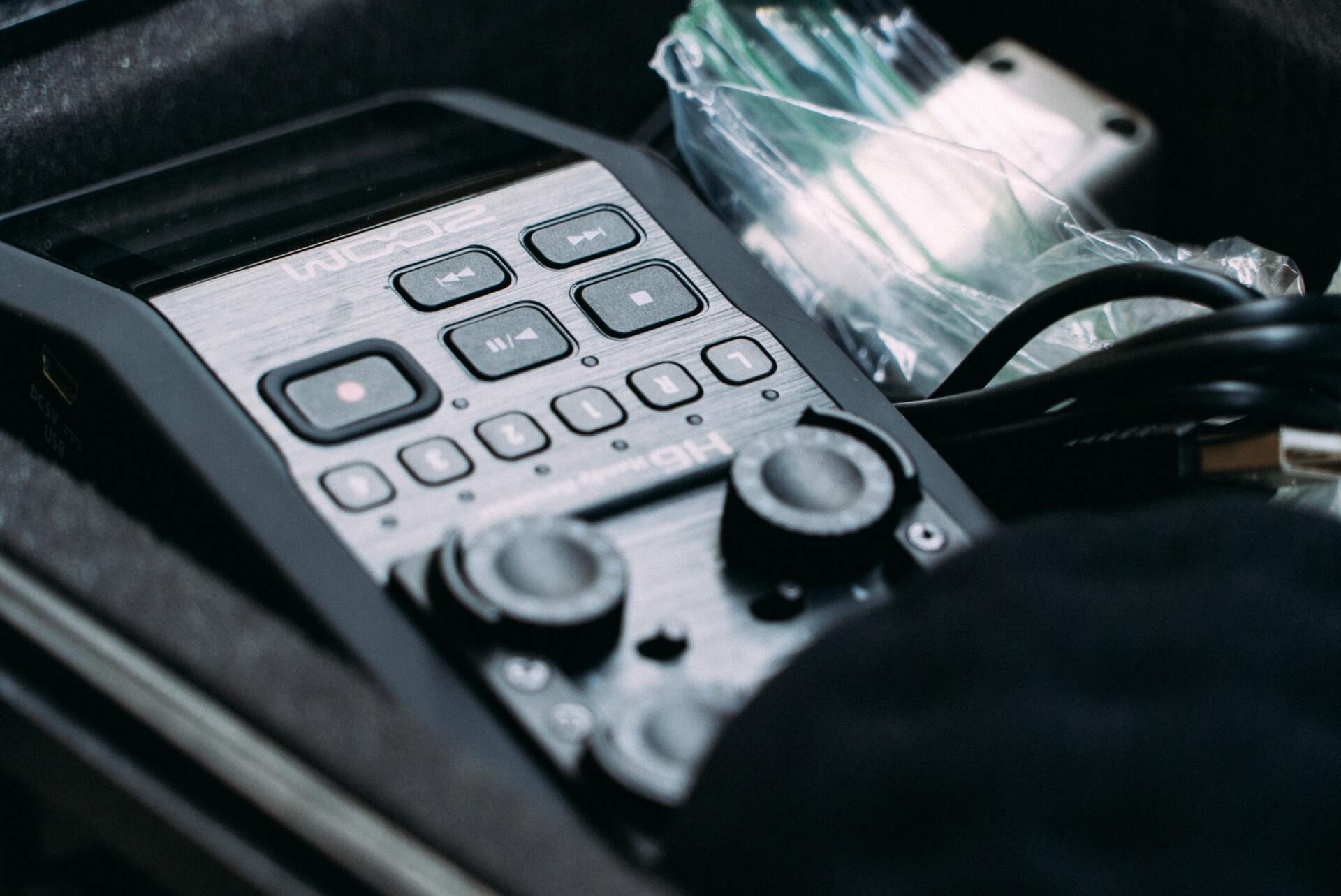 sound equipment for a control room