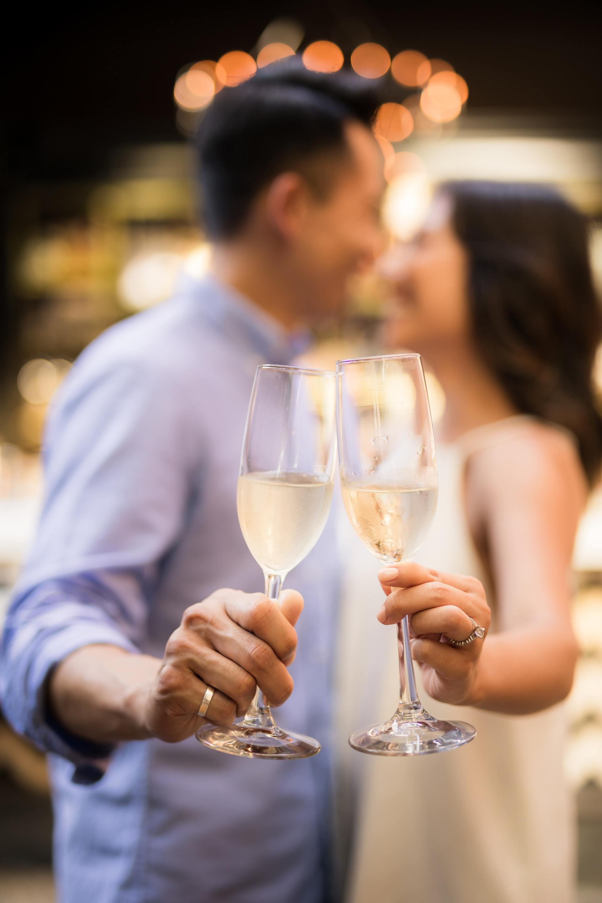 Bride and Groom at Wedding Venue