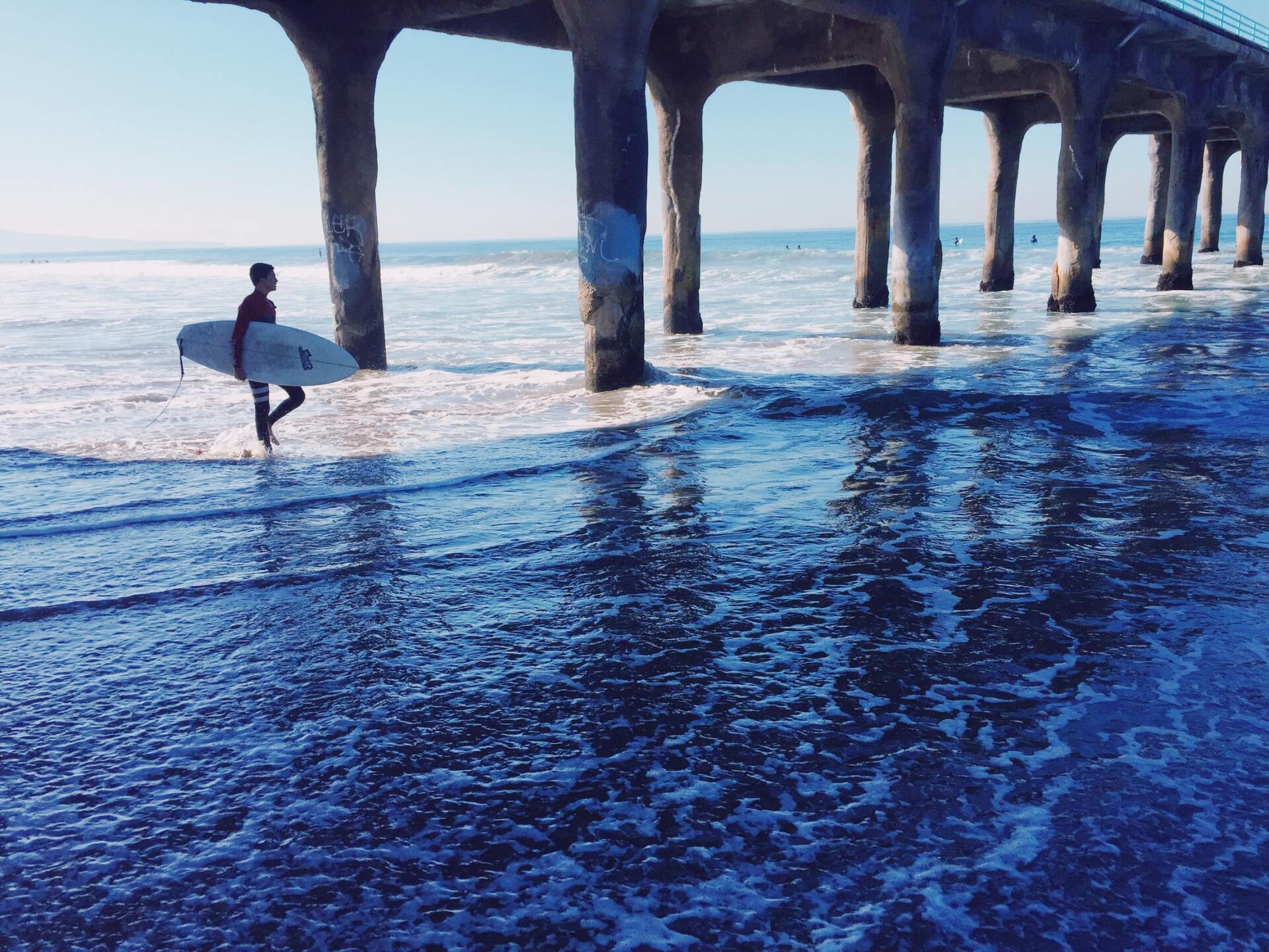 Closest beach city to lax