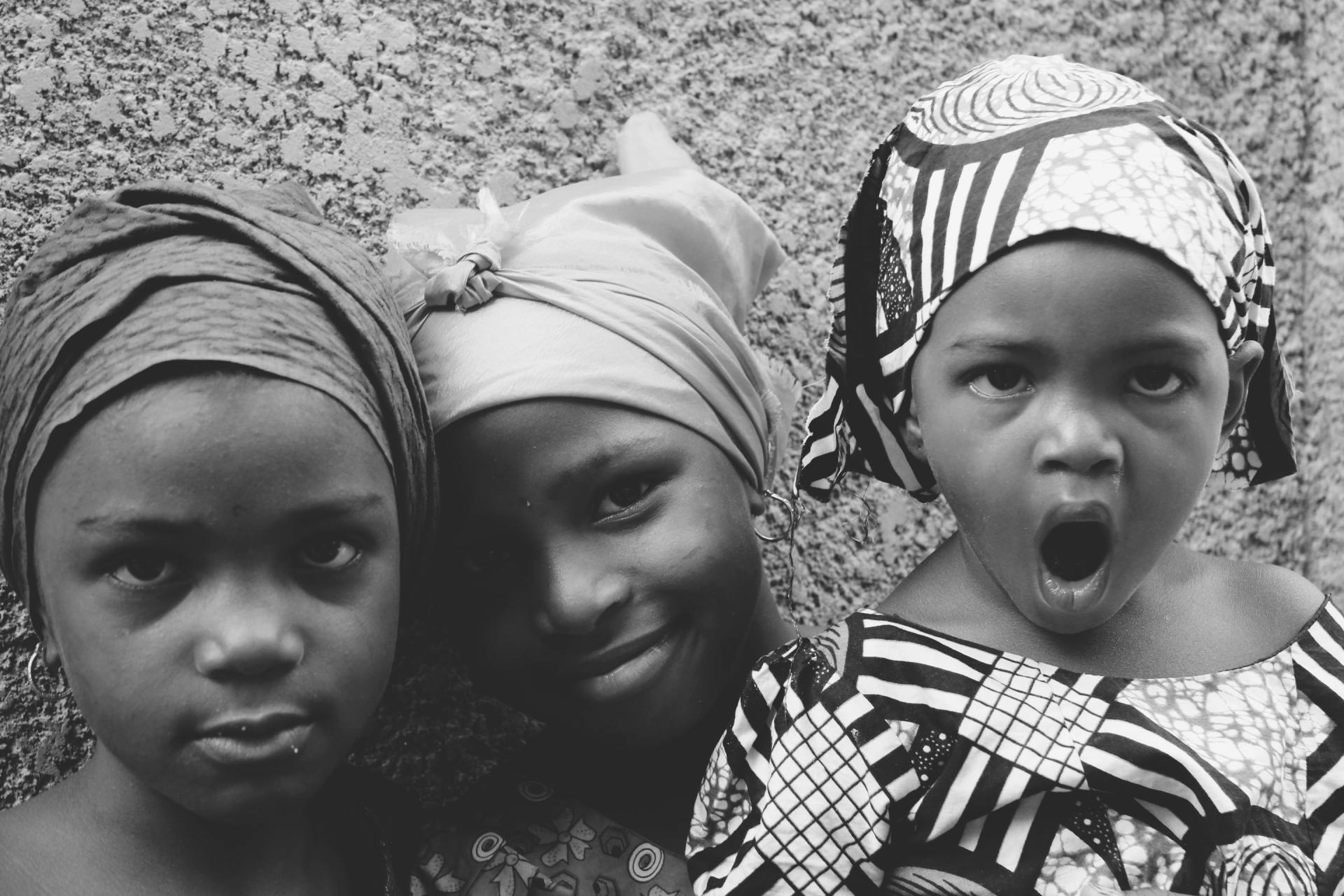 happy faces of children