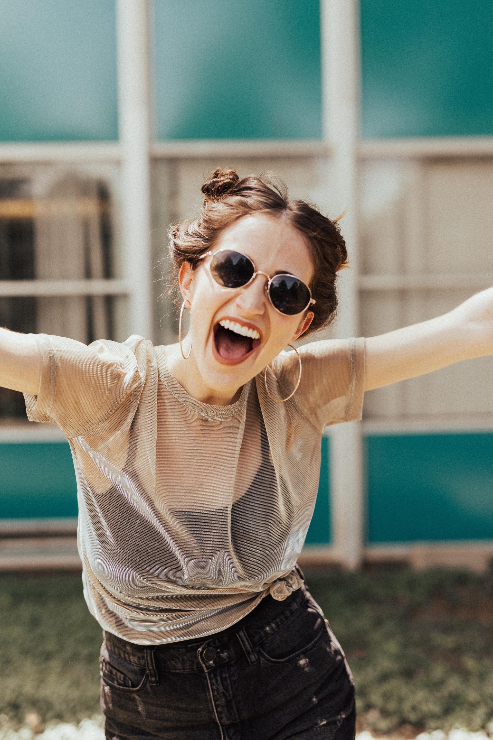 happy woman