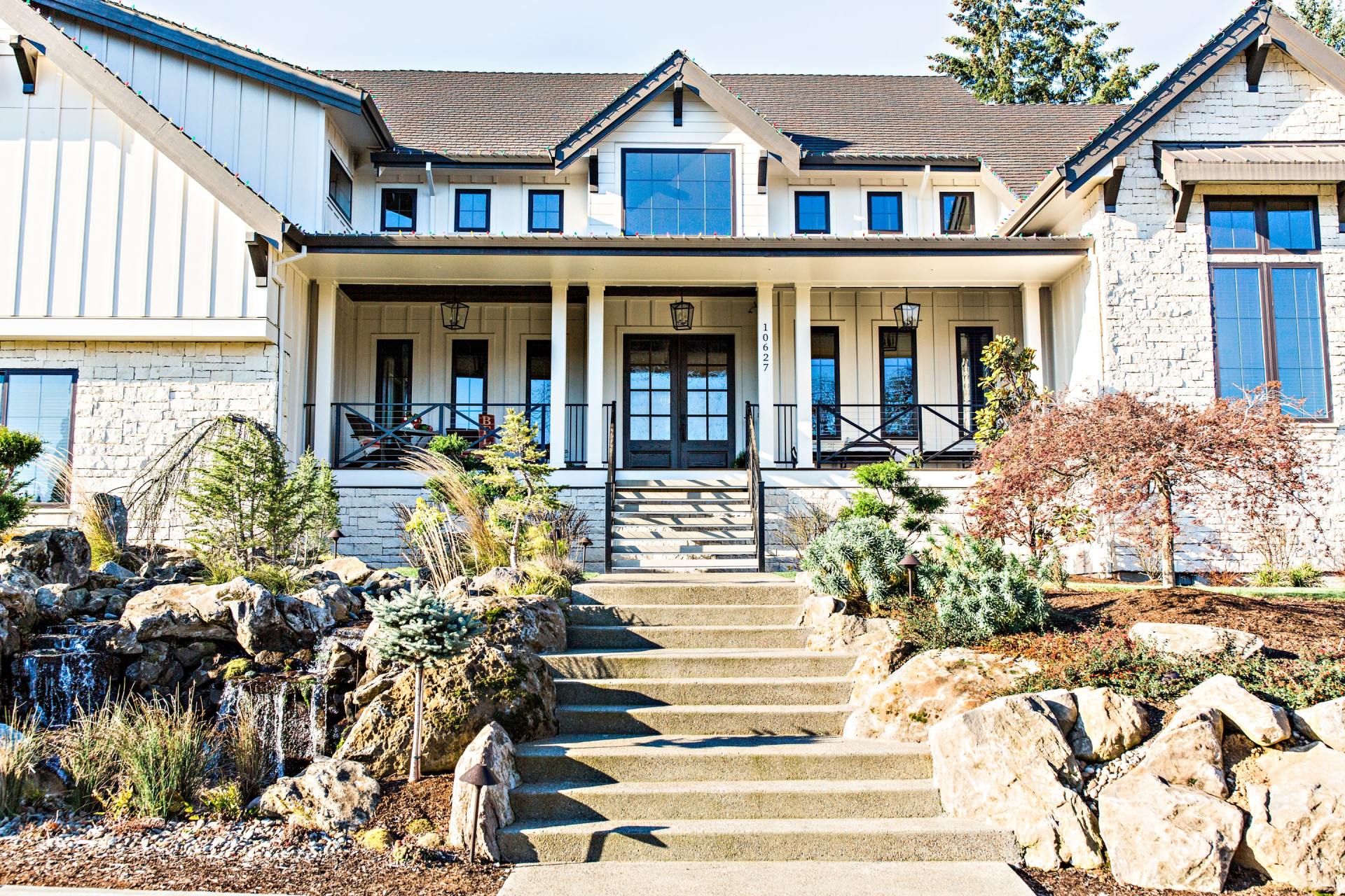 house with front garden