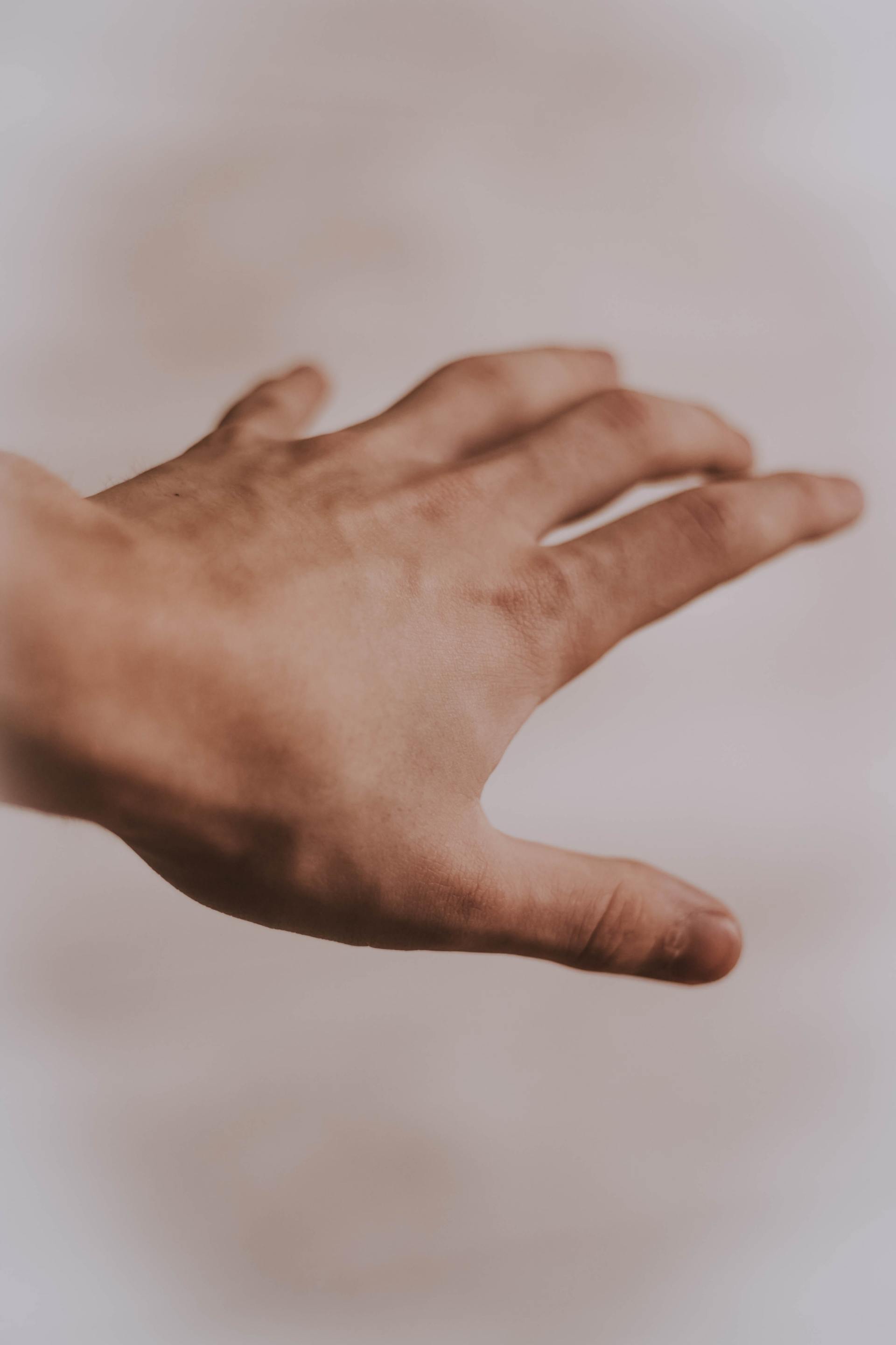 hand image without blemish, freckles, lesions