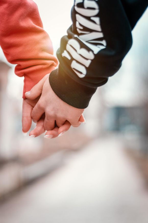 People holding hands