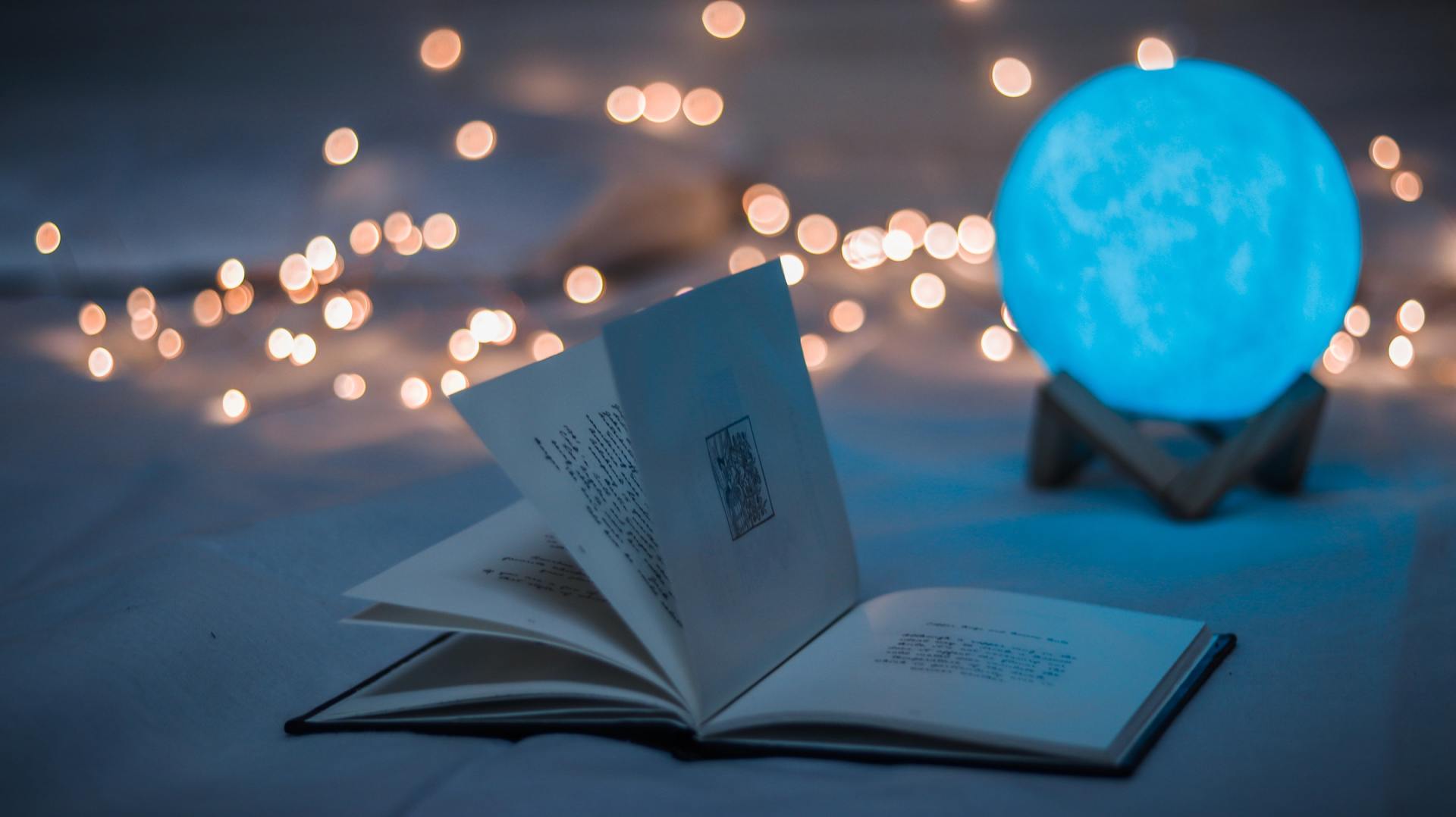 Magical story book scene