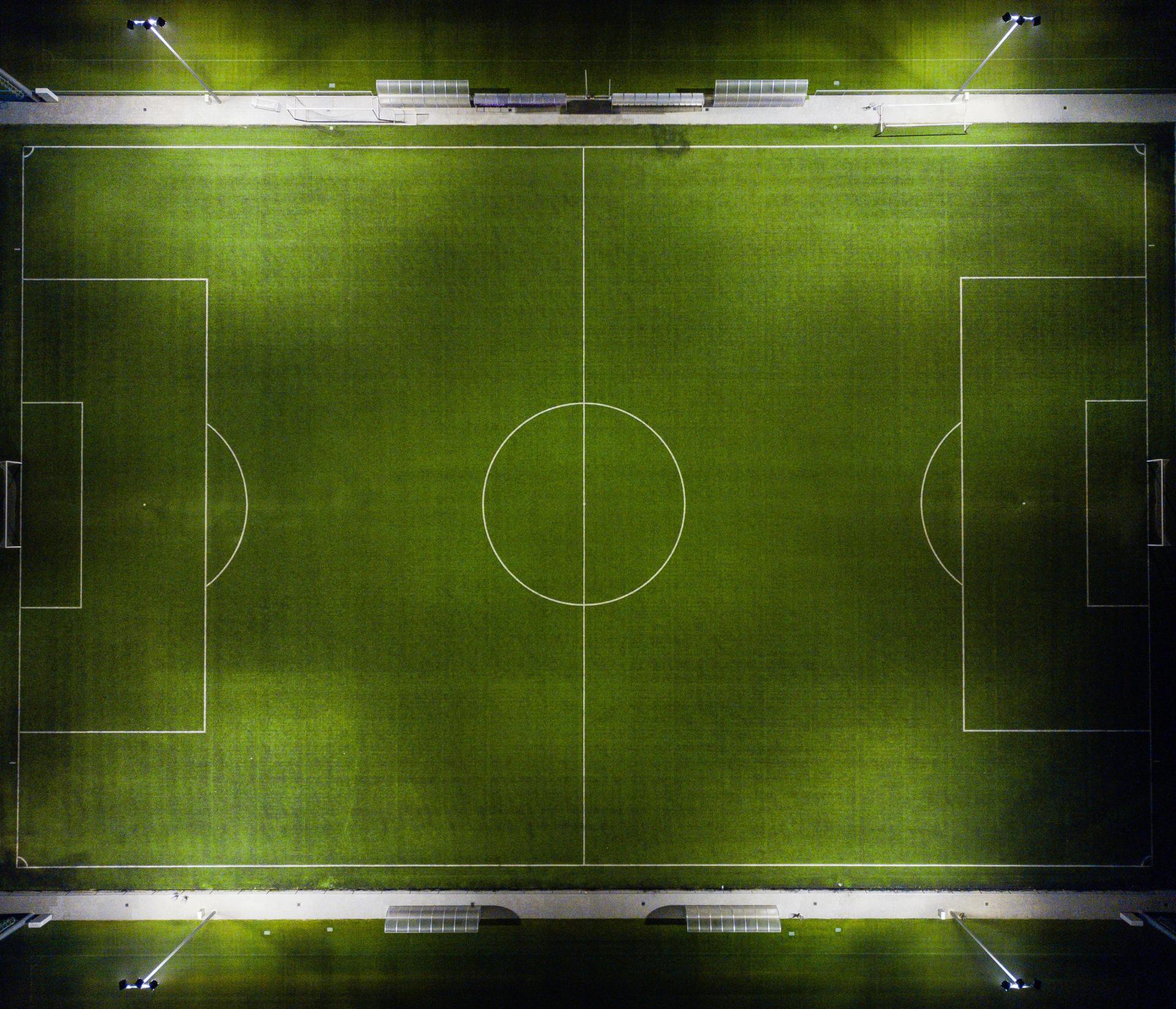 GAA pitch overhead