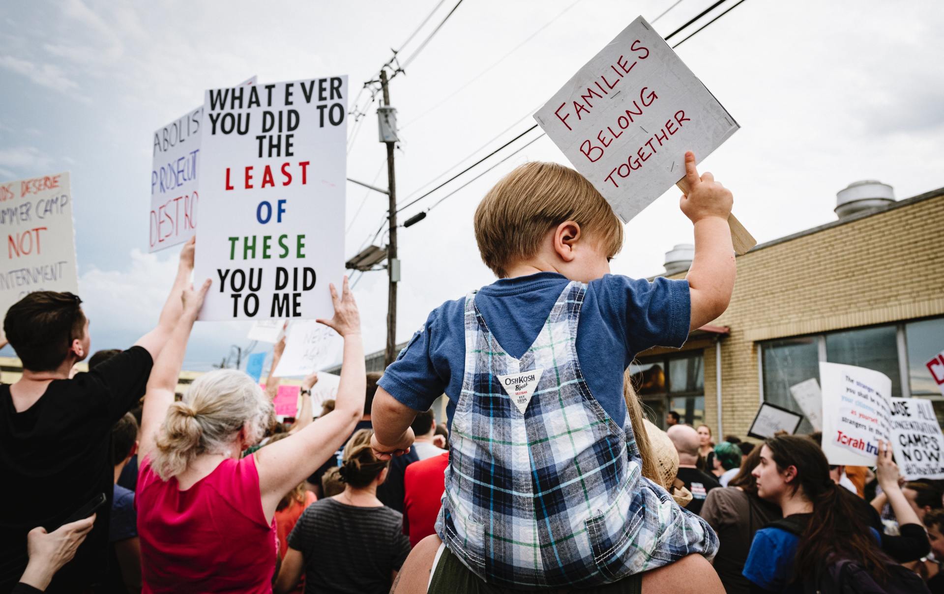 Child in Protest