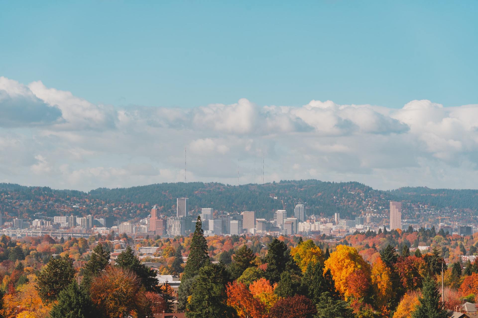 Mountains in Portland Oregon