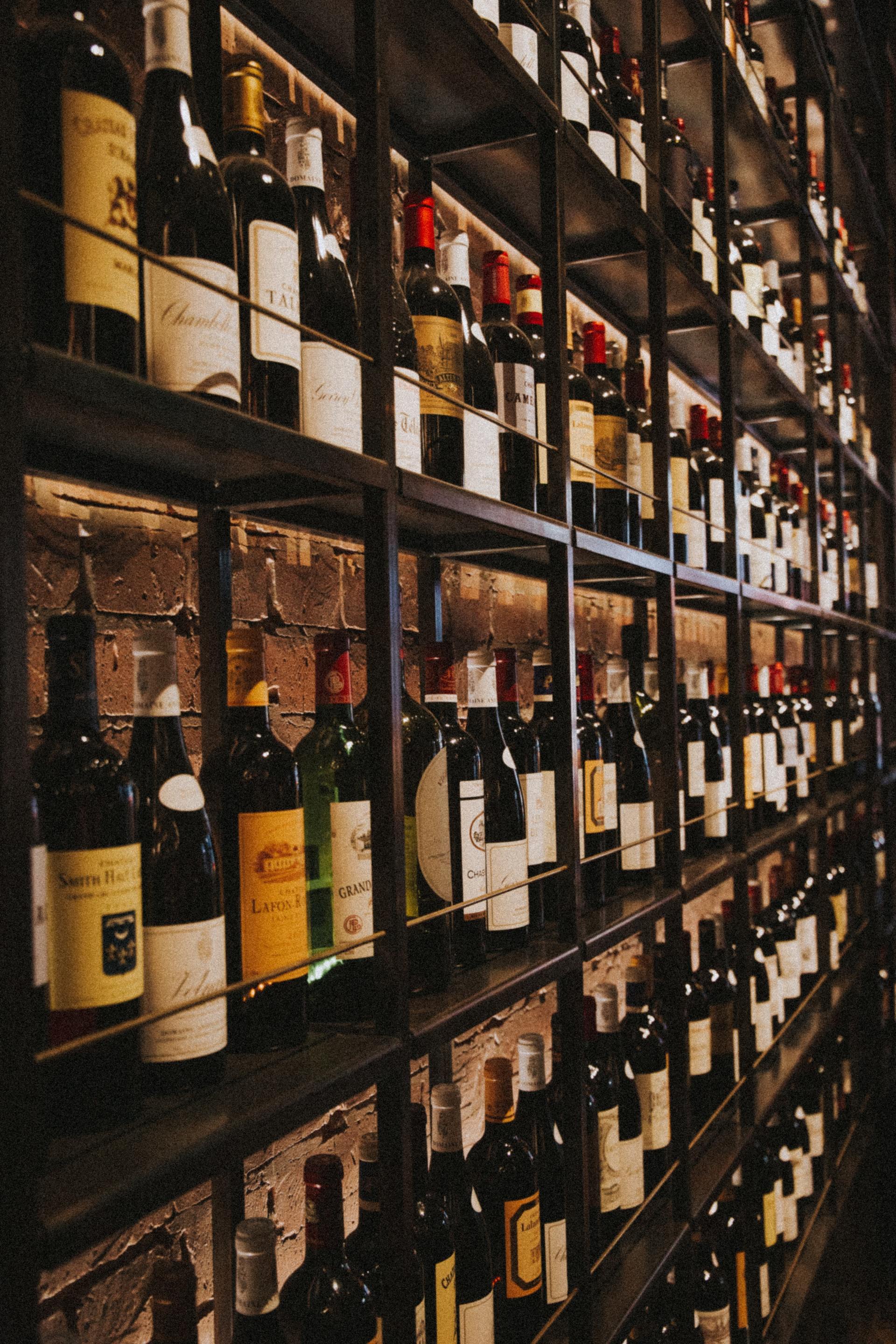 image of wine bottles