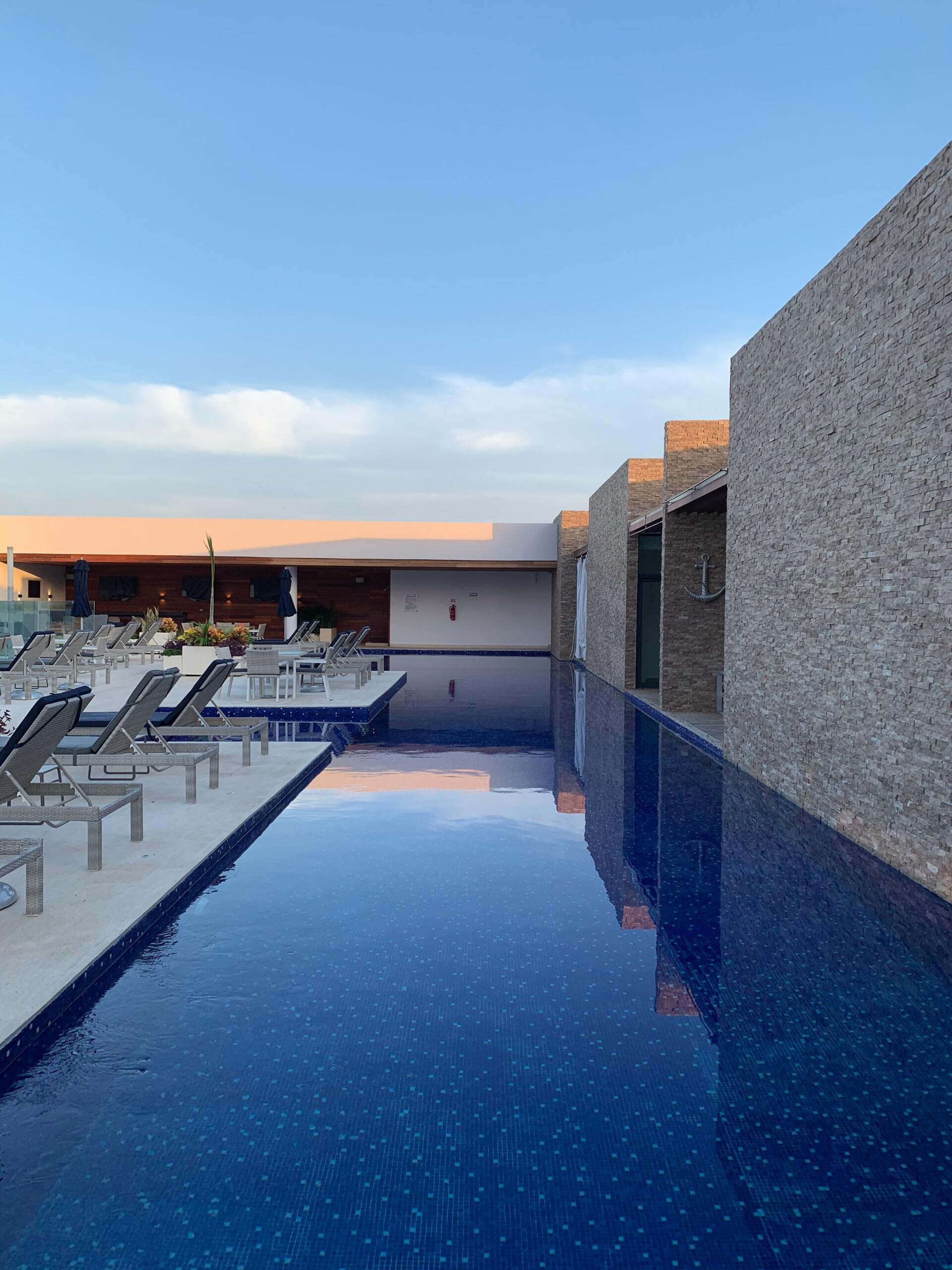 Backyard photo of swimming pool