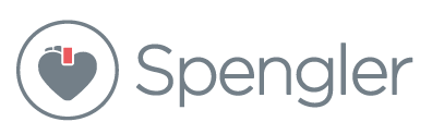 Un logo pour spengler avec un coeur dans un cercle.