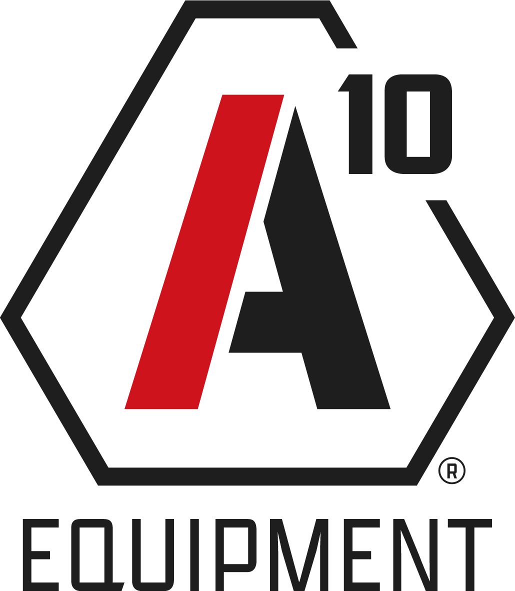 Un logo noir et rouge pour une entreprise appelée équipement