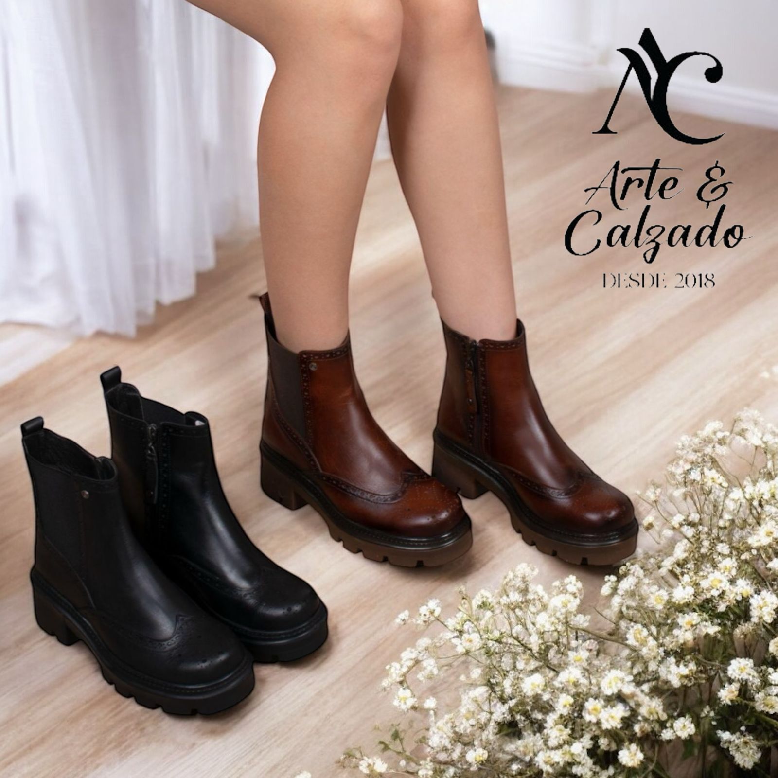 BOTIN MUJER JAMPIER NEGRO
