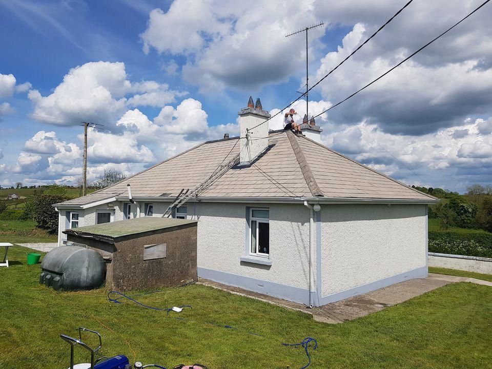 Roof before painting