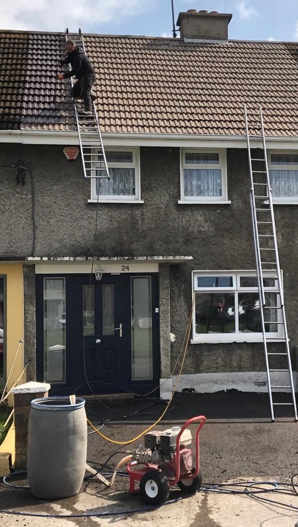 Roof Cleaned and painted