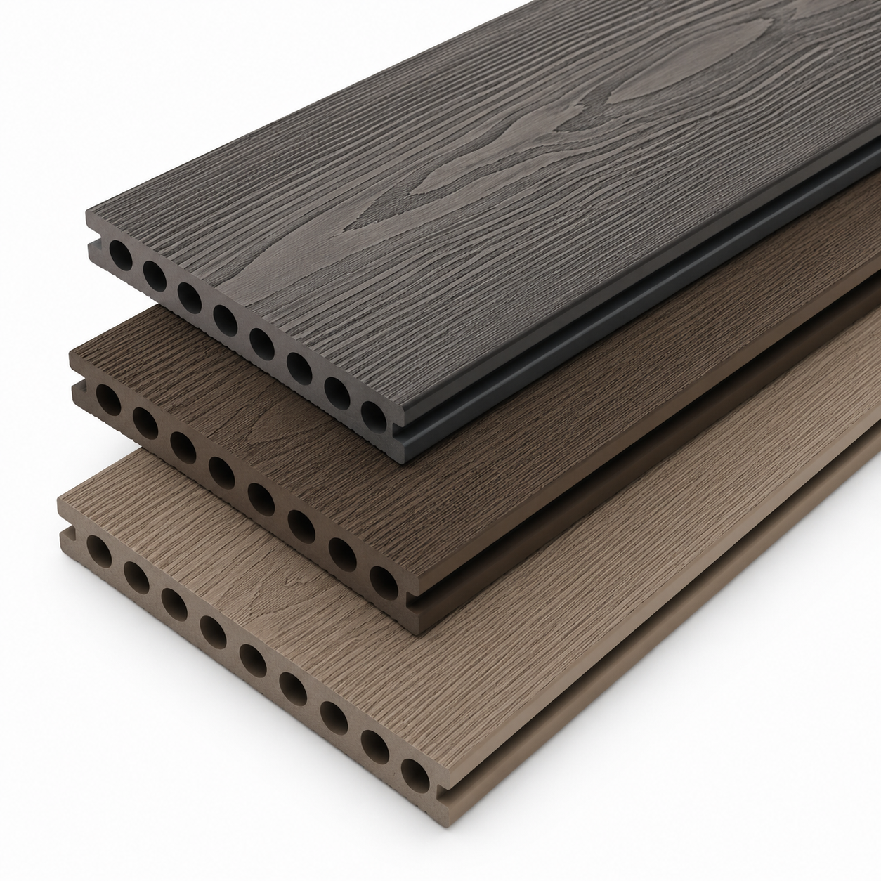 WPC Composite Decking 3800mm 3 colours