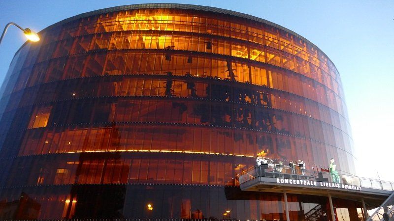 Konzerthalle der Bernstein in Liepaia