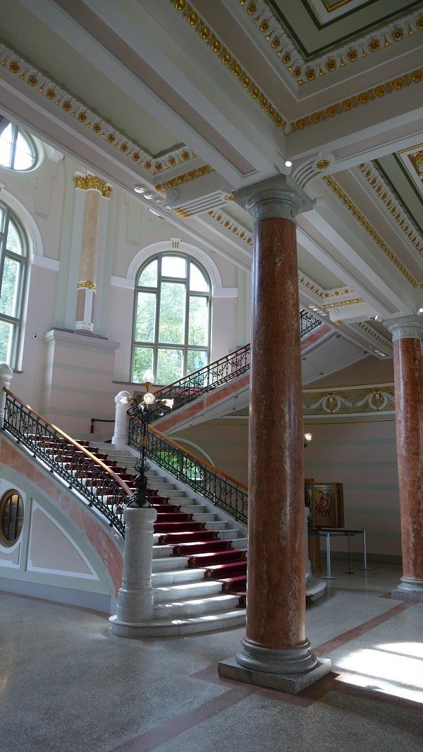 Das lettische nationale Kunstmuseum in Riga