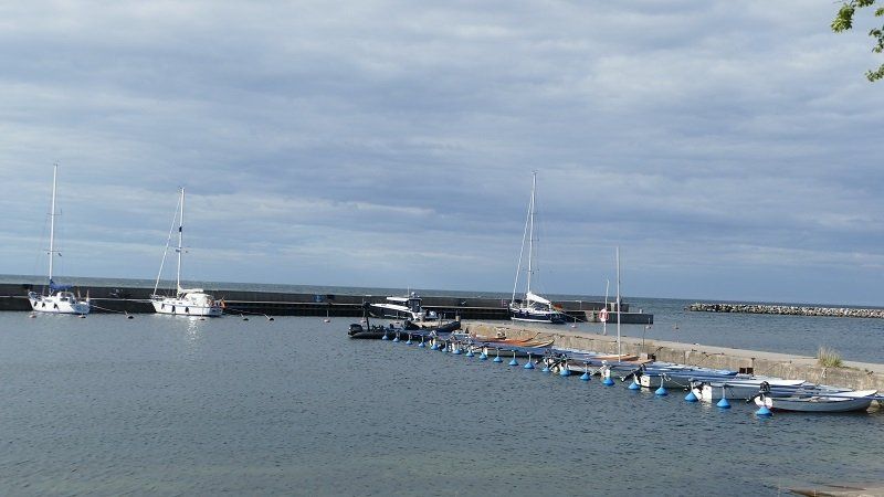 Likkershamn Hafen in der Nachsaison