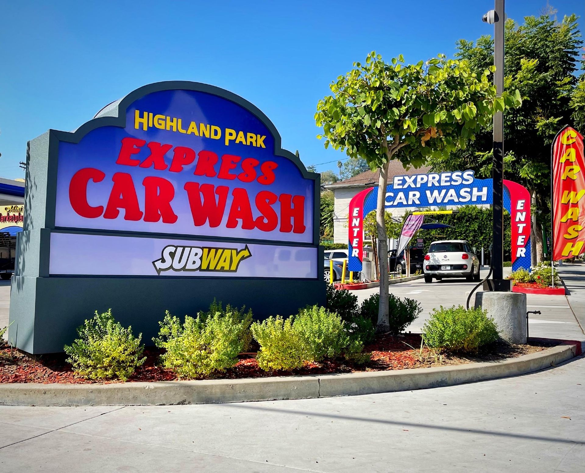 Highland Park Express Car Wash in LA