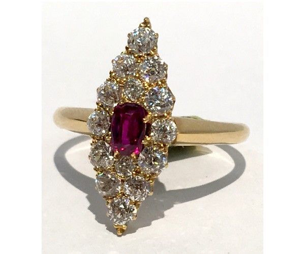 Ring with Red Gem — Morpeth, NSW — Old Technology