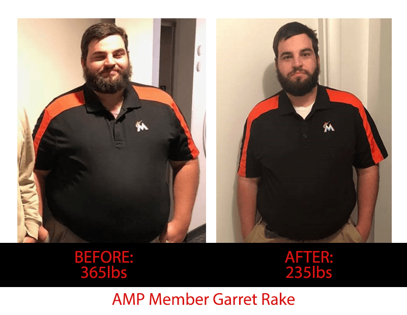 Before And After Weight Loss Of A Man — St. Augustine, FL — Amp Hardcore Gym