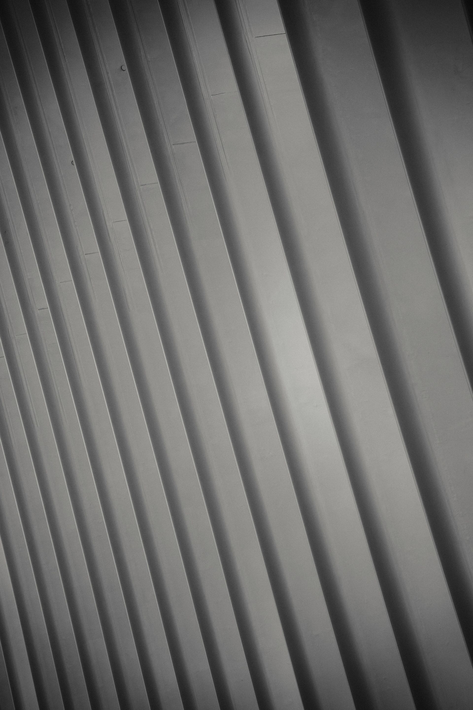 White vertical bead board panels.