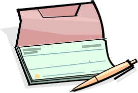 Image of a check book