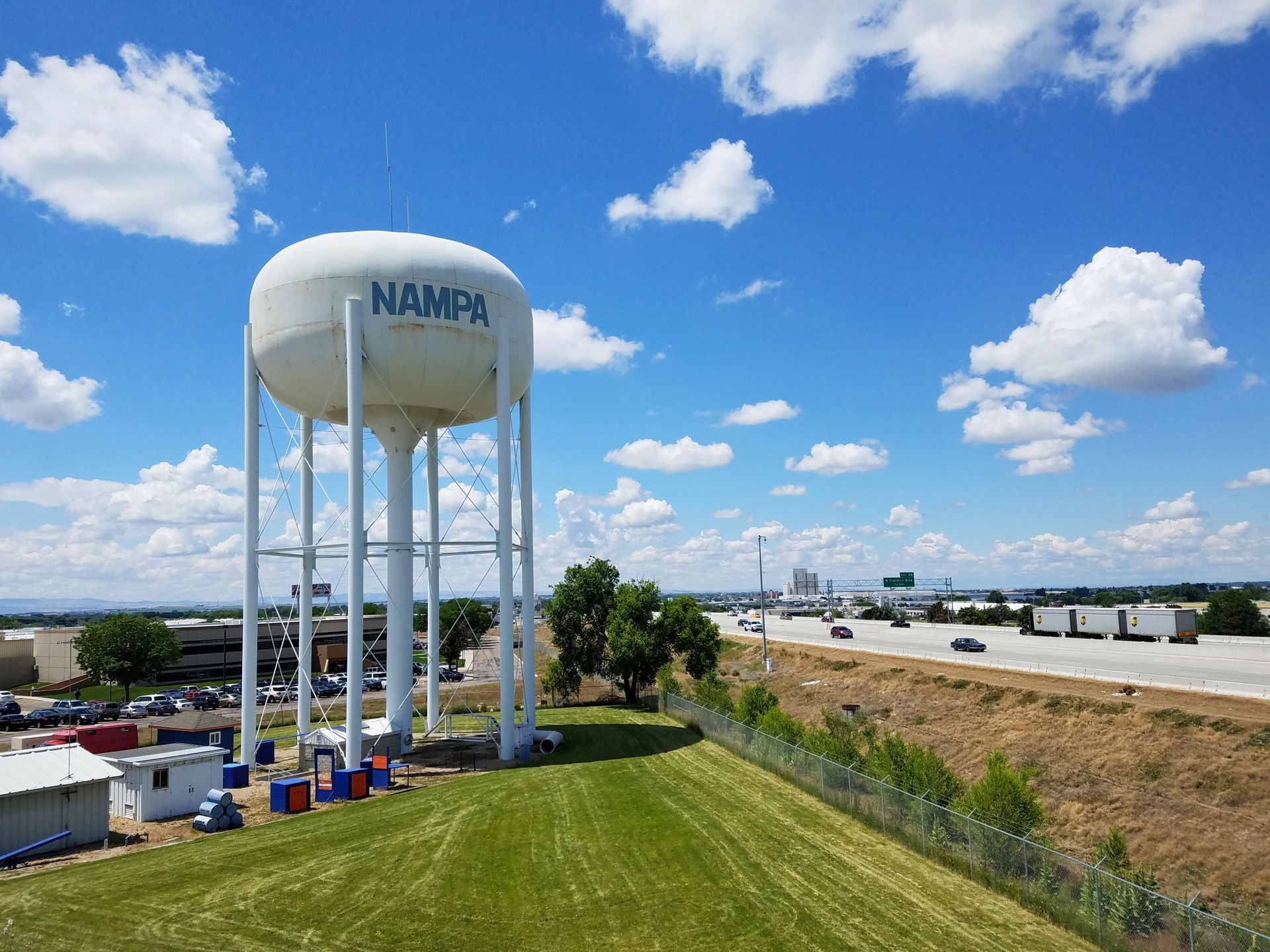 Nampa, Idaho water tower.