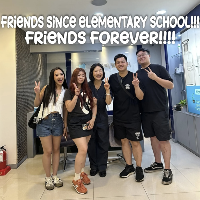 Guests with staff