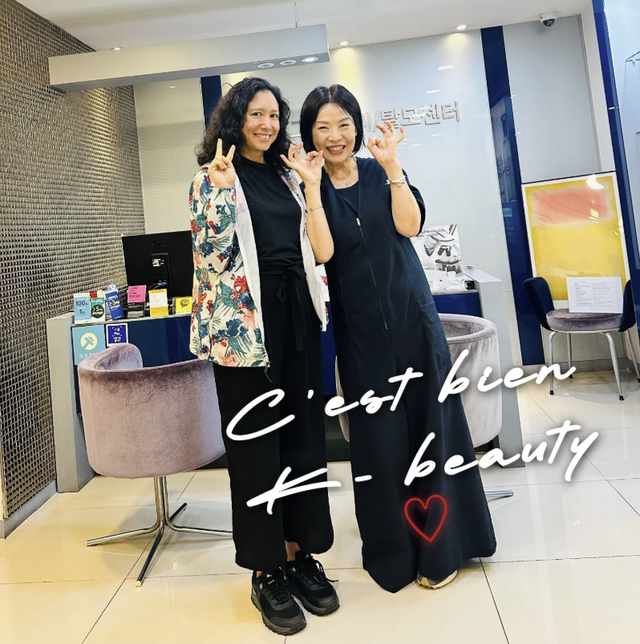 K-beauty head spa guests