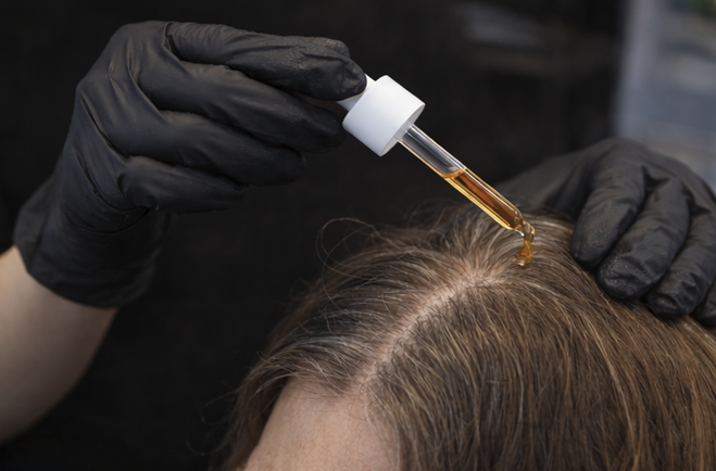 Nourishing scalp therapy with ampoule serum