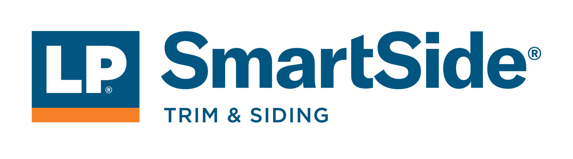 Lp smartside trim and siding logo on a white background | Siefken Roofing and Remodeling Services in Omaha, NE