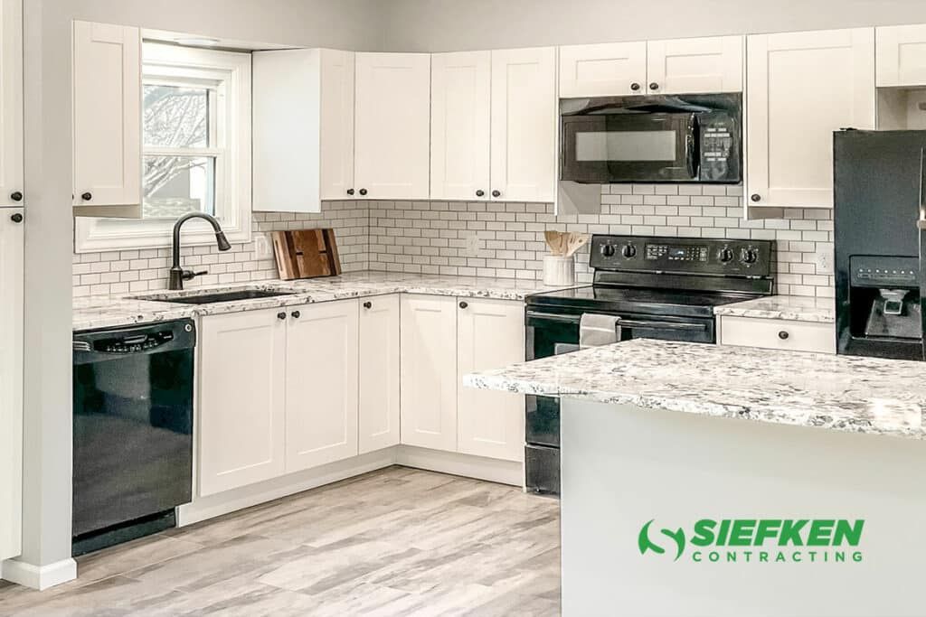 Granite Kitchen Table — Papillion, NE— Siefken Contracting