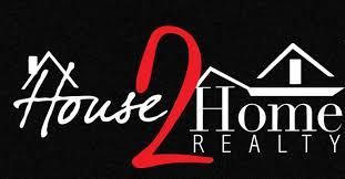 House2Home Realty logo in white and red on a black background