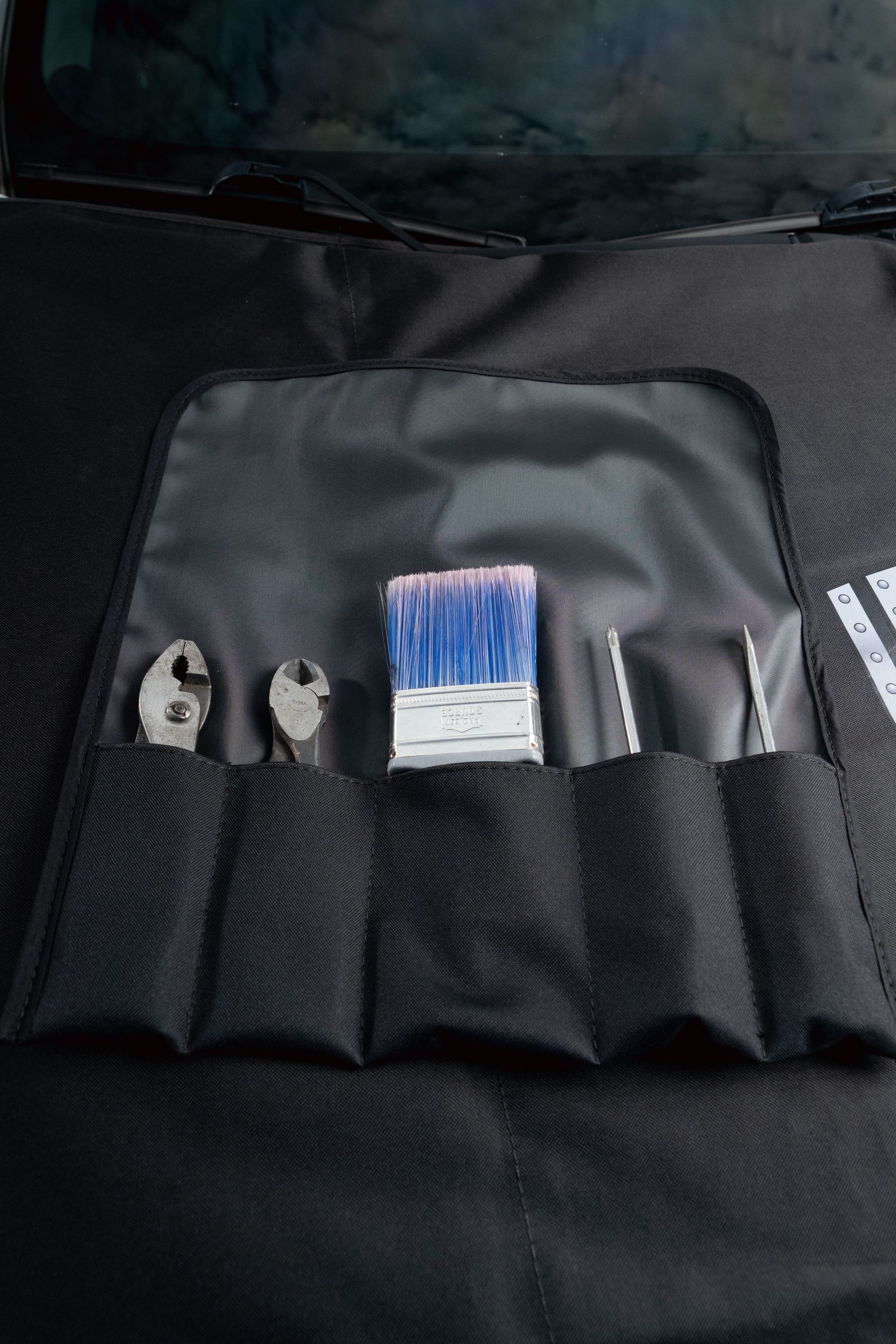Custom tool caddy with any logo from Iron Hide Covers