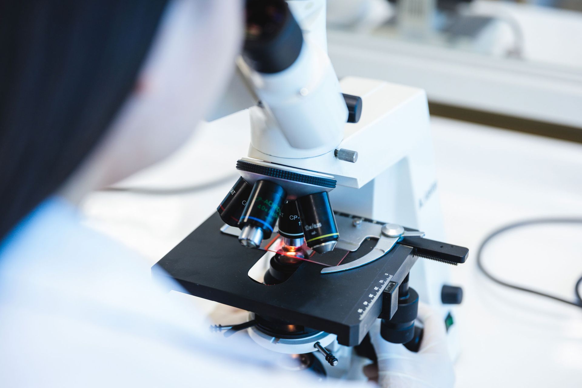 Medical Technologist Engaged in Microscopic Analysis – Corona, CA – Pathology Arts