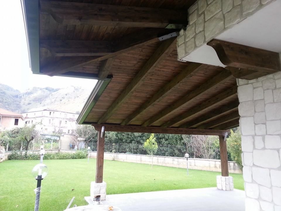 copertura in legno