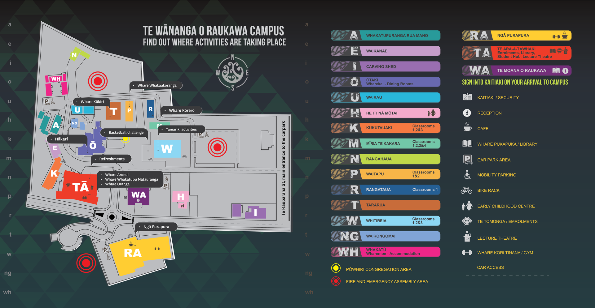 Ōtaki Campus Map