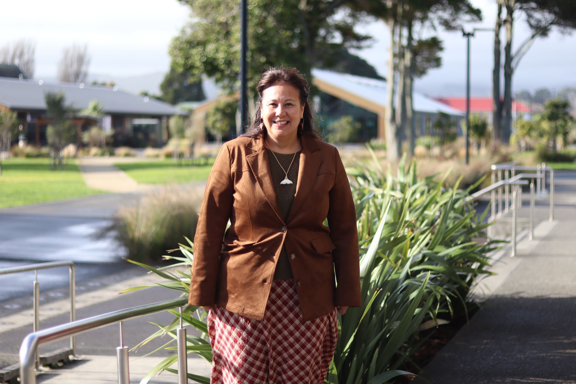 Photograph of Pungaerērē Elaine Denton at Te Wānanga o Raukawa