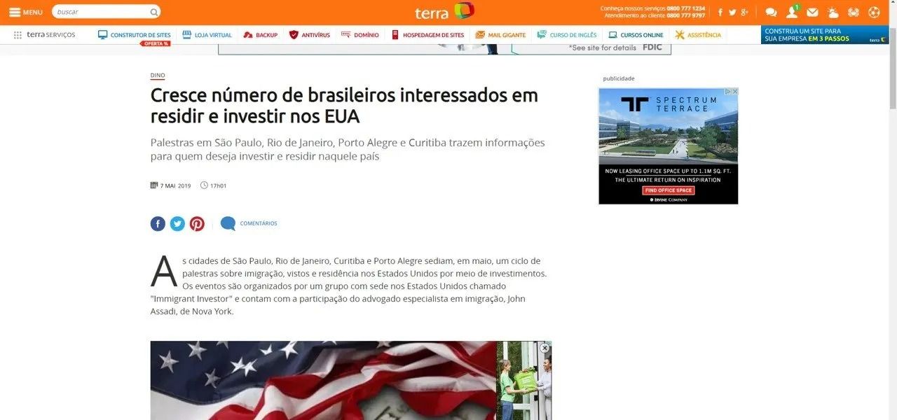 A screenshot of a news article titled 