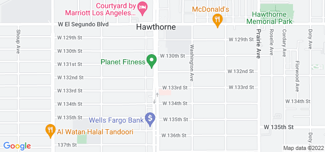Map of business location