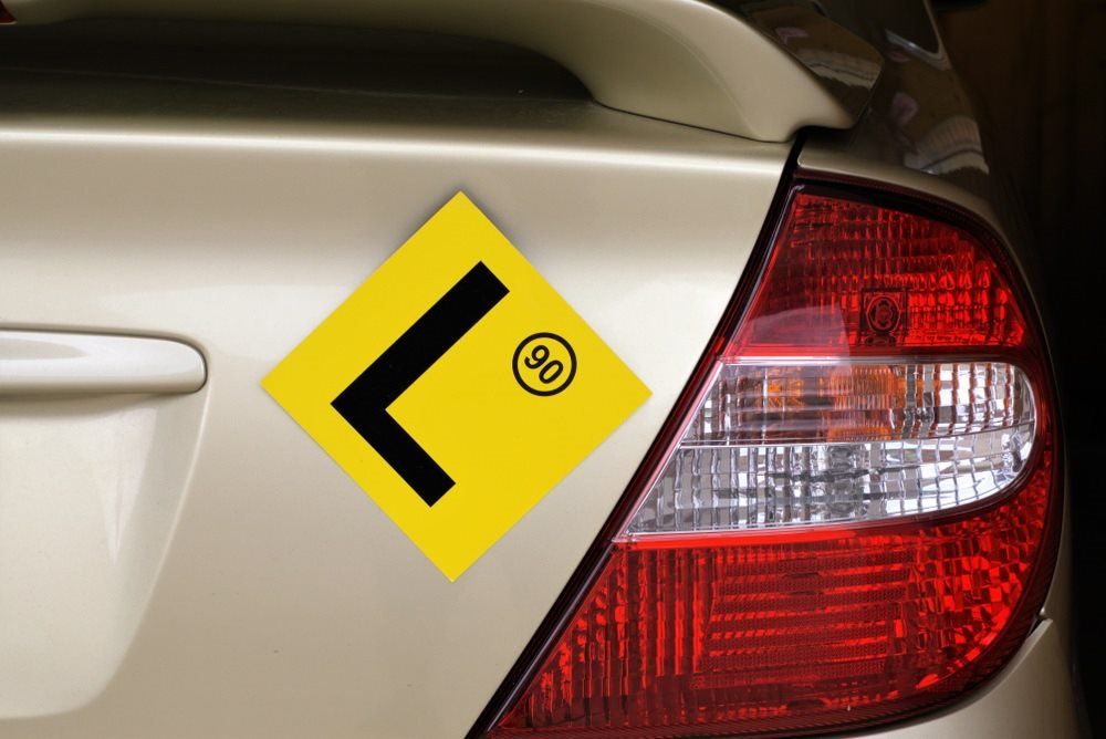 L Plate on a Car — L2Drive Driving School in Warwick, QLD