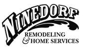 Logo for Ninedorf Remodeling & Home Services, featuring a stylized arched "NINEDORF" over "REMODELING & HOME SERVICES."