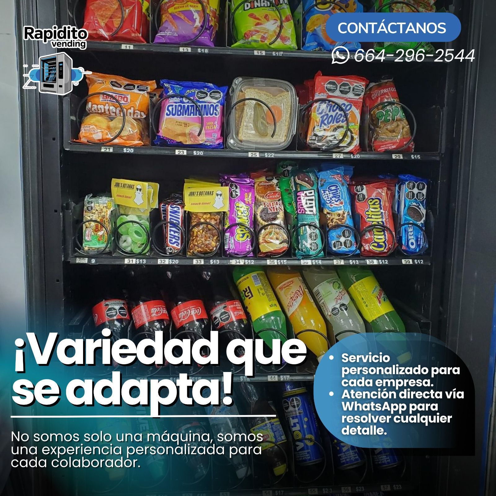 Máquina expendedora de refresco