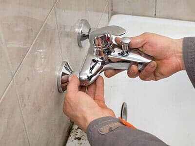 A plumber working in Dayton, OH A plumber working in Dayton, OH